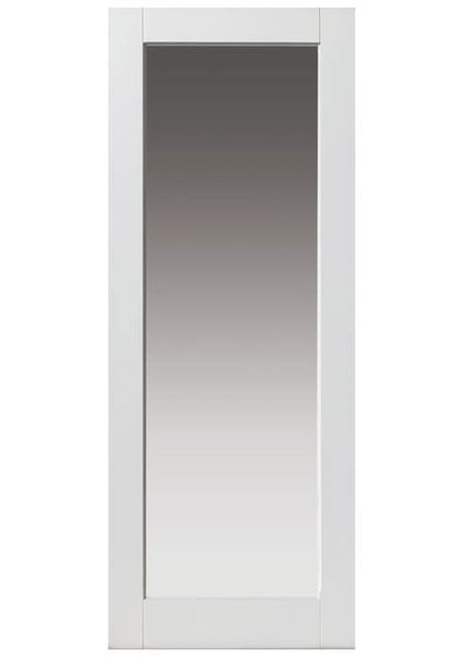 JB Kind Tobago Glazed White Primed Shaker Style FD30 Fire Door