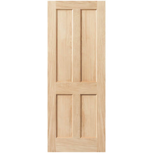 JB Kind Derwent Oak Veneered Internal Door - Unfinished