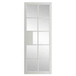 JB Kind Plaza Glazed White Industrial Style Internal Door - Pre Finished