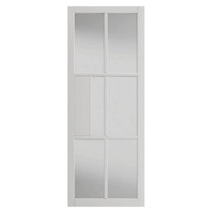 JB Kind Civic Glazed White Industrial Style Internal Door - Pre Finished