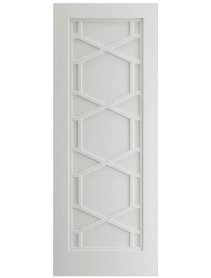 JB Kind Quartz White Primed Latticed Style Internal Door