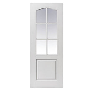 JB Kind Classique 6 Light White Primed Moulded Internal Door