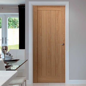 JB Kind Hudson Oak Laminate Internal Door - Pre Finished