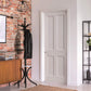 JB Kind Rushmore White Primed Shaker Style FD30 Fire Door