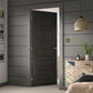 JB Kind Tigris Cinza Dark Grey Laminate Internal Door - Pre Finished