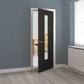 JB Kind Tigris Dark Grey Glazed Internal Door - Pre Finished
