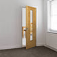 JB Kind Emral Oak Glazed FD30 Fire Door - Pre Finished