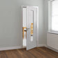 JB Kind Emral Glazed White Painted Internal Door - Pre Finished