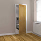 JB Kind Thames Oak 5 Panel FD30 Fire Door - Unfinished