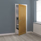 JB Kind Thames Oak 5 Panel FD30 Fire Door - Unfinished