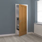 JB Kind Etna Oak Shaker Style FD30 Fire Door - Unfinished