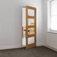 JB Kind Nevis Glazed Shaker Style Oak Internal Door - Unfinished
