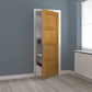 JB Kind Snowdon Oak Shaker Style FD30 Fire Door - Unfinished