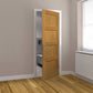 JB Kind Snowdon Oak Shaker Style FD30 Fire Door - Unfinished