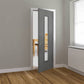 JB Kind Pintado Glazed Grey Painted Flush Internal Door - Pre Finished