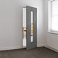 JB Kind Pintado Glazed Grey Painted Flush Internal Door - Pre Finished