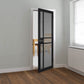 JB Kind City Tinted Glass Black Industrial Art Deco Style Internal Door - Pre Finished