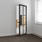 JB Kind Civic Glazed Black Industrial Style Internal Door - Pre Finished