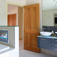 JB Kind Derwent Oak FD30 Fire Door - Unfinished