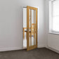 JB Kind Darwen Oak Veneered Glazed Internal Door - Unfinished