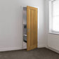 JB Kind Eden Oak FD30 Fire Door - Unfinished