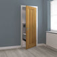 JB Kind Eden Oak FD30 Fire Door - Unfinished