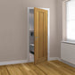 JB Kind Eden Oak FD30 Fire Door - Unfinished
