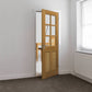 JB Kind Dean Glazed Oak Internal Door - Pre Finished