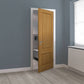 JB Kind Trent Oak Veneered Internal Door - Unfinished