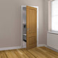 JB Kind Trent Oak FD30 Fire Door - Pre Finished