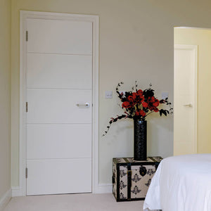 JB Kind Adelphi White Primed FD30 Fire Door