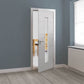 JB Kind Dominion Glazed White Primed FD30 Fire Door