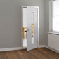 JB Kind Dominion Glazed White Primed FD30 Fire Door