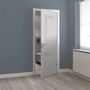 JB Kind Hardwick Classic Panelled White Primed FD30 Fire Door