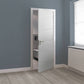 JB Kind Elektra White Painted Sun Ray Groove FD30 Fire Door - Pre Finished