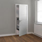JB Kind Elektra White Painted Sun Ray Groove FD30 Fire Door - Pre Finished