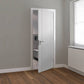 JB Kind Novello White Painted Internal Door - Pre Finished