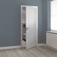 JB Kind Caprice Grained White Primed Moulded Internal Door