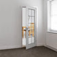 JB Kind Decima Glazed White Primed & Moulded Internal Door