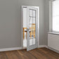 JB Kind Decima Glazed White Primed & Moulded Internal Door