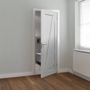 JB Kind Aurora White Primed Sunshine Style Internal Door