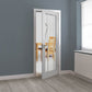 JB Kind Trinidad Glazed White Primed Shaker Style Internal Door