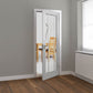 JB Kind Trinidad Glazed White Primed Shaker Style Internal Door