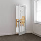 JB Kind Trinidad Glazed White Primed Shaker Style Internal Door