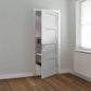 JB Kind Montserrat White Primed Shaker Style FD30 Fire Door