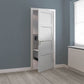 JB Kind Montserrat White Primed Shaker Style FD30 Fire Door