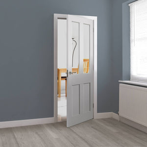 JB Kind Rushmore Glazed White Primed Shaker Style Internal Door