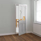 JB Kind Rushmore Glazed White Primed Shaker Style Internal Door