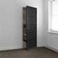 JB Kind Metro Black Industrial Style Internal Door - Pre Finished