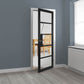 JB Kind Metro Glazed Black Industrial Style Internal Door - Pre Finished